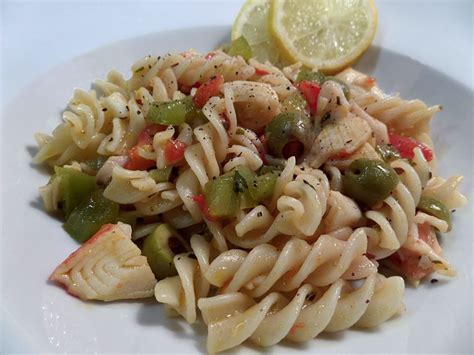 Maybe you would like to learn more about one of these? Garden Veggie Pasta With Imitation Crabmeat or Seafood ...
