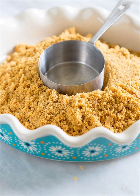 How To Make A Crumb Crust Recipe Graham Cracker Crust Pie Food