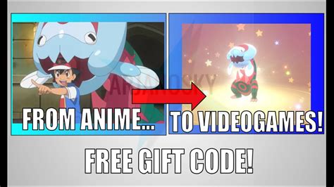 How to get Ash s Dracovish in Pokémon Sword and Shield Free Mistery Gift Code YouTube