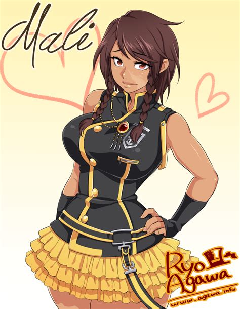 Safebooru 1girl Agawa Ryou Belt Borrowed Character Braid Breasts Brown Hair Character Name