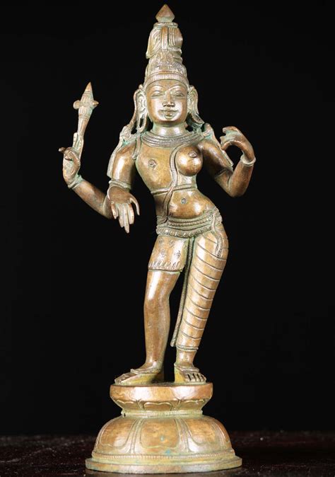 Sold Bronze Ardhanari Androgynous Shiva Statue 10 91b5z Hindu