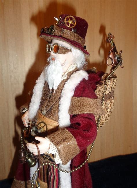 Père Noël Steampunk Steampunk Santa Provence Miniatures