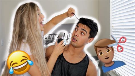 My Girlfriend Cuts My Hair She Uses A Razor Youtube