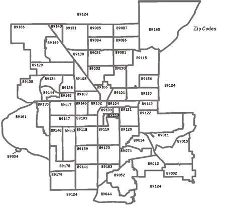 Las Vegas Area Code Map