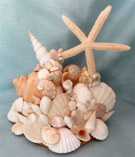 Beach Wedding Sea Shell Cake Topper Or By Carmelascoastalcraft 7500