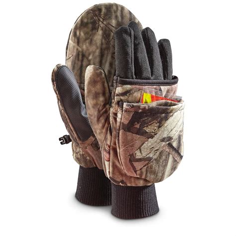 Mossy Oak Pop Top Mitts With Hand Warmer Pockets 648155 Hand And Foot