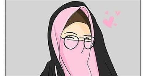 Incredible Menakjubkan 30 Gambar Kartun Muslimah Bercadar Berkacamata