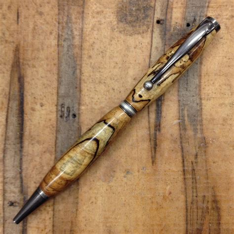 Handcrafted Pen Beautiful Hickory Grain By Tim Wood Turning Pens