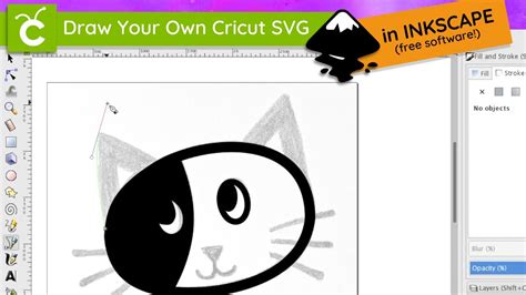 How To Draw An Svg In Inkscape Tutorial For Cricut Youtube