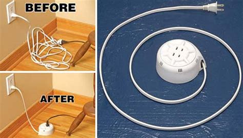 Here's how to do it: Extension Cord retracts to Clean Up Messy Wiring!