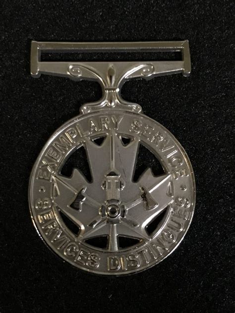 Full Size Fire Service Exemplary Service Medal Martels Medal