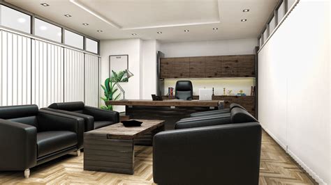 Office 3d Modern Office Scene Ready To Render Cgtrader