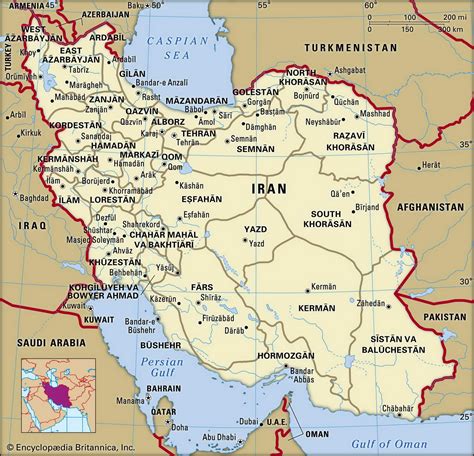 Карта Ирана описание страны география информация столица факты