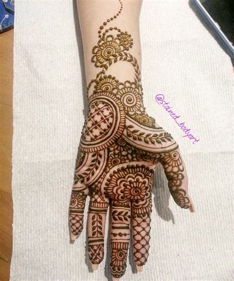 Henna Design On Palm Engagement Mehndi Designs Mehndi