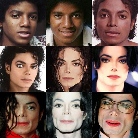 Michael Jackson Face Evolution Foto Face Filmes Novelas