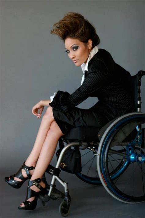 Beautiful Babe Wheelchair Women Poses Wheelchair Fashion