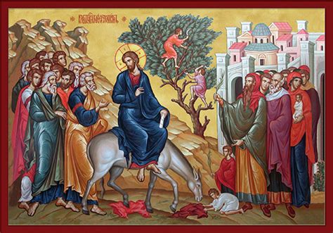 Palm Sunday Christs Entrance Into Jerusalem Saint John The