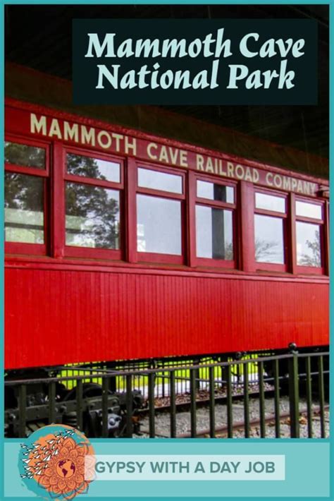The Red Mammoth Cave Train Car Nationalparks Usatravel Unitedstates