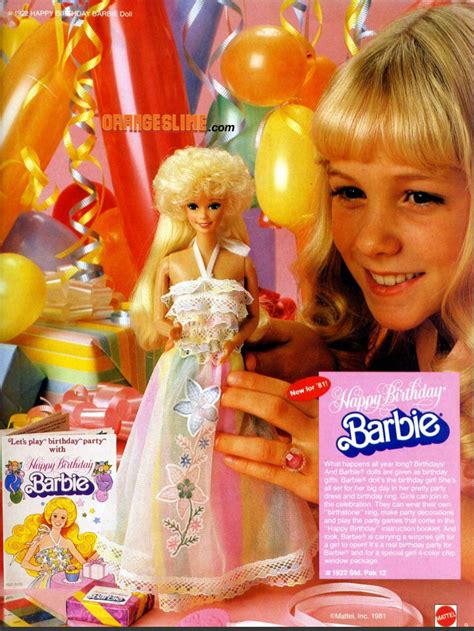 Mattel 1981 Dealer Catalog Barbie Birthday Barbie Ts Beautiful