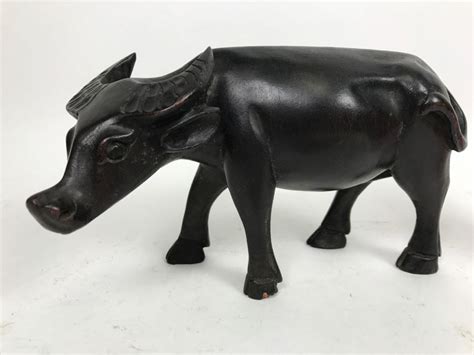 Wood Carved Ox