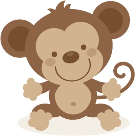 Cute Monkey Png Png Image Collection