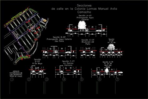 Sections Of City Streets Dwg Section For Autocad • Designs Cad