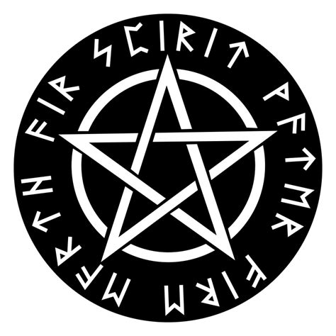 Wiccan Pentagram Coloring Pages