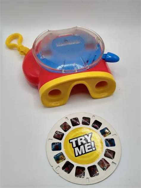 Fisher Price View Master Viewer Blue Red 3d 2002 Viewer Toy 74332 And