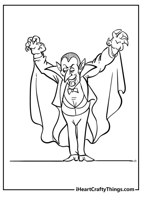 Printable Vampire Coloring Pages Home Design Ideas