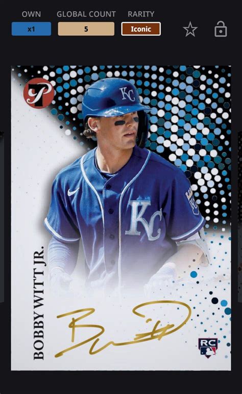 Bobby Witt Jr Pa Bwj Prices 2022 Topps Pristine Autographs