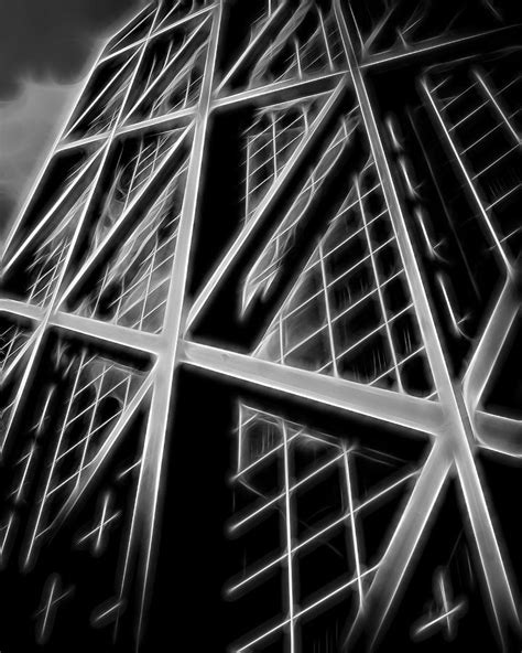 Abstract Buildings 2 Digital Art By Cathy Anderson Pixels