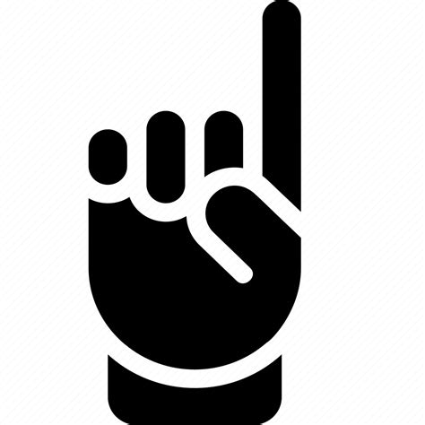 Hand One Gesture Finger Icon Download On Iconfinder