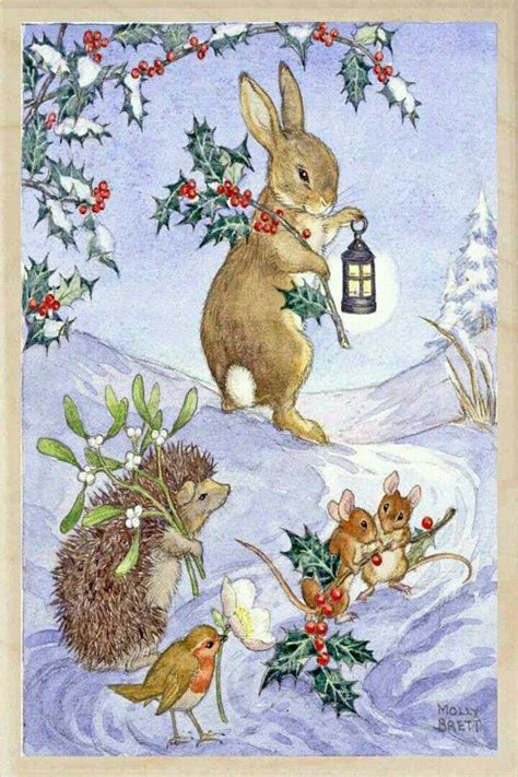 Pin By Lizette Pretorius On Christmas Animals Christmas Illustration