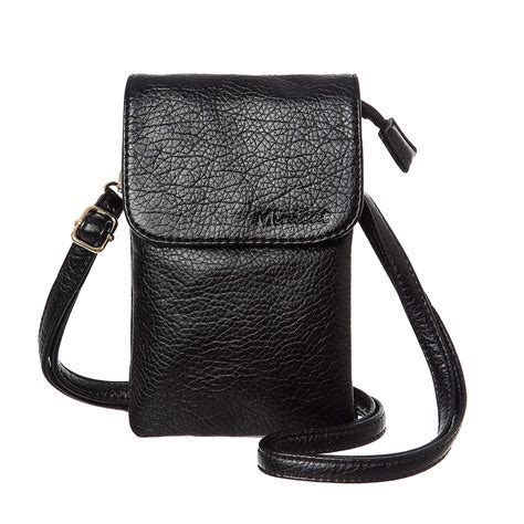 Small Leather Crossbody Cell Phone Purse Wallet Shoulder Bag For Women