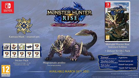As expected, the monster hunter rise standard edition is just that, the standard version of the game. "Monster Hunter Rise" ab März 2021 in einer Collectors ...