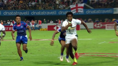 Try Biselele Tshamala Sam V Zim Hsbc World Rugby Sevens Series