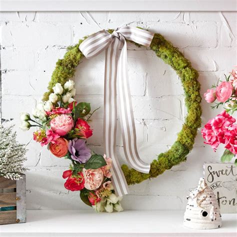 How To Make A Moss Wreath For Spring A Blissful Nest