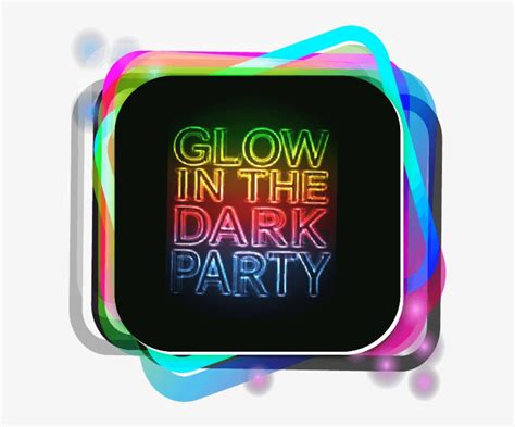 Glow Clipart Glow Party Glow In The Dark Happy Birthday Invitations