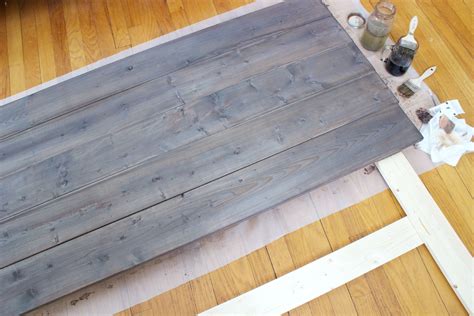 Aging Wood With Steel Wool Vinegar And Tea Diy Wood Stain Staining