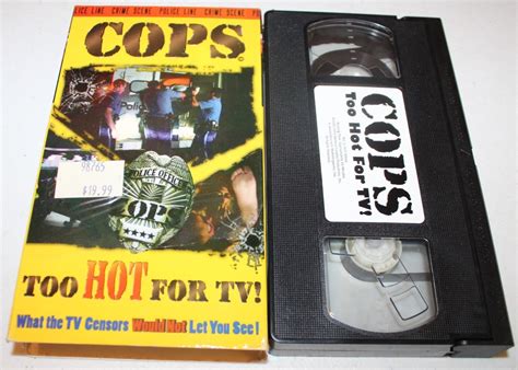 COPS Too Hot For TV VHS John Langley FOX TV Series Reality TV EBay