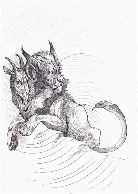 Chimera Wip By Woari On Deviantart In 2022 Mythical Creatures Art