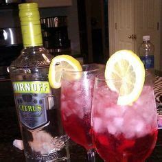 A candy oriented sensation with a sweet and creamy taste that has a rich caramel finish. Citrus Berry Cocktail! 1.5 oz Smirnoff Citrus Vodka, Diet Cranberry juice, a splash of soda and ...