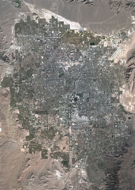 Las Vegas Satellite Image Stock Image C0591643 Science Photo