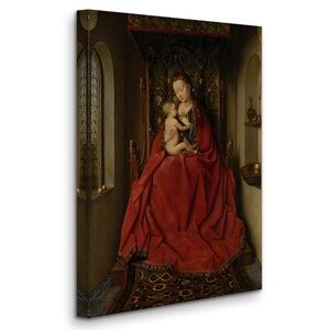 Jan Van Eyck Lucca Madonna Canvas Gallery Wrapped Etsy