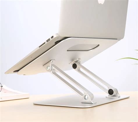 Laptop Table Stand Adjustable Riser Computer Desk Organizer Aluminum