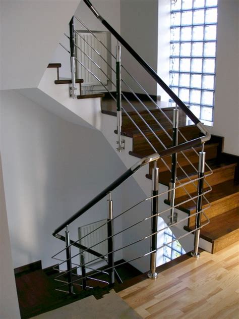 Balustrade din inox sticlă și aluminiu pentru scări interioare scări