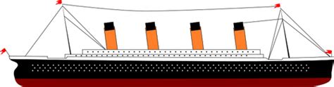 The Titanic Public Domain Vectors