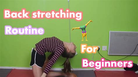 Follow Along Back Stretching Routine For Beginners Youtube