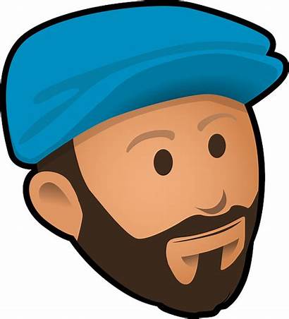 Clipart Bearded Face Beard Cap Lumberjack Transparent