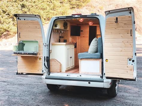 Ford Transit Connect Tiny Home So Ready To Move In 😍 Vandwellers